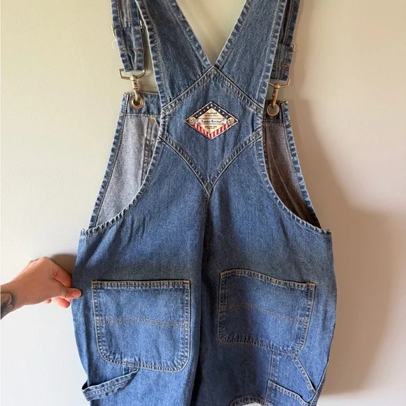 Casual Blue Denim Overalls - Picture 2 of 4